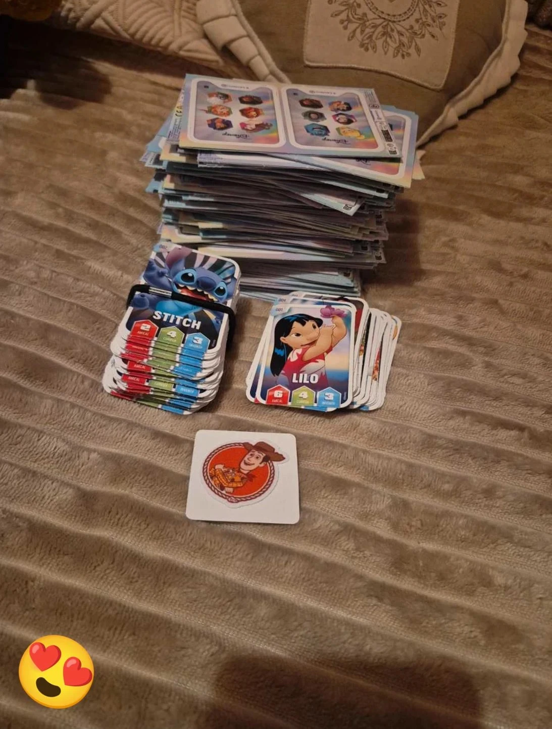 Lot carte à collectionner Disney leclerc 2025